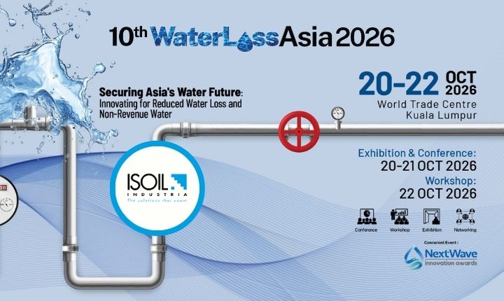 非收益水(NRW):ISOIL解决方案亮相2026亚洲水损失大会